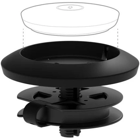 Rally Mic Pod | Table | Ceiling | Bracket | Black