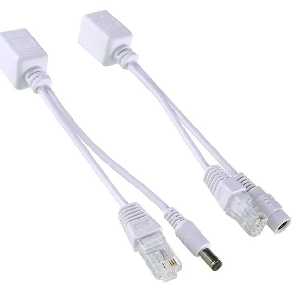 PoE Injector with plug set | Off-white