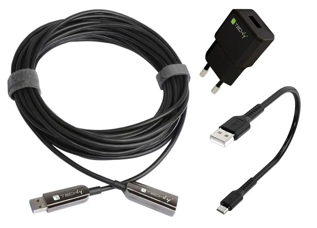Strong USB Cable | Graphite | USB | 10m AOC cable