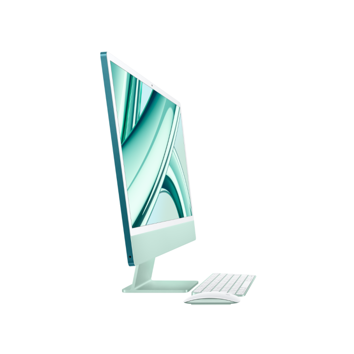 24-INCH IMAC WITH RETINA 4.5K DISPLAY: APPLE M3 CHIP WITH 8‑CORE CPU AND 8‑CORE GPU, 256GB SSD - GREEN