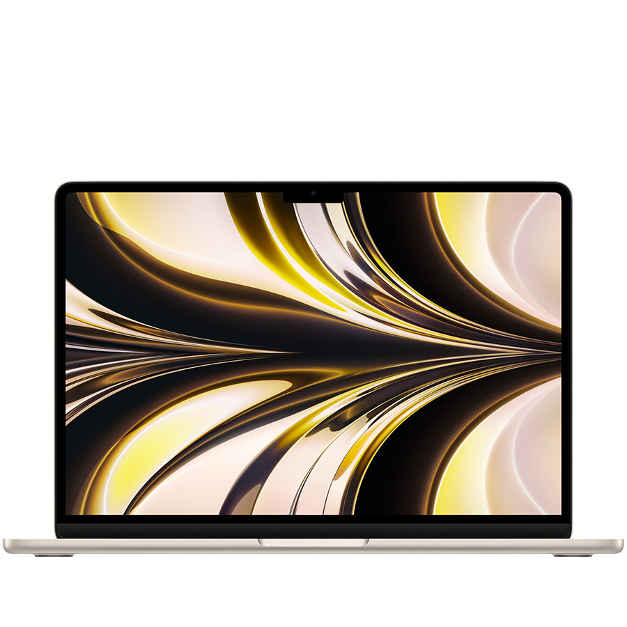13-INCH MACBOOK AIR: APPLE M2 CHIP WITH 8-CORE CPU AND 8-CORE GPU, 8GB MEMORY, 256GB - STARLIGHT