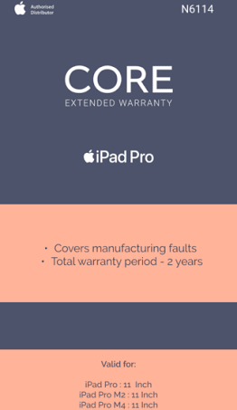 EXTENDED WARRANTY: IPAD PRO 11"