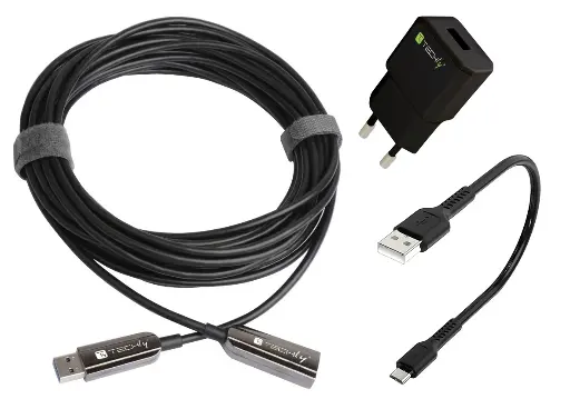 [939-001799] Strong USB Cable | Graphite | USB | 10m AOC cable