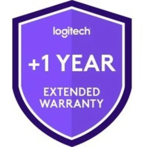 [994-000143] One year extended warranty for Logitech medium room solution with Rally Bar and Tap