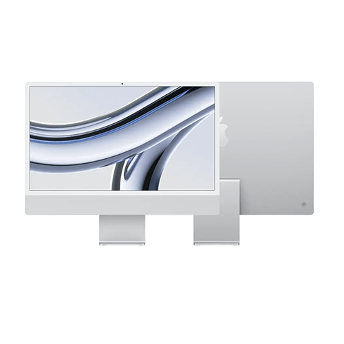 [MQR93SO/A] 24-INCH IMAC WITH RETINA 4.5K DISPLAY: APPLE M3 CHIP WITH 8‑CORE CPU AND 8‑CORE GPU, 256GB SSD - SILVER