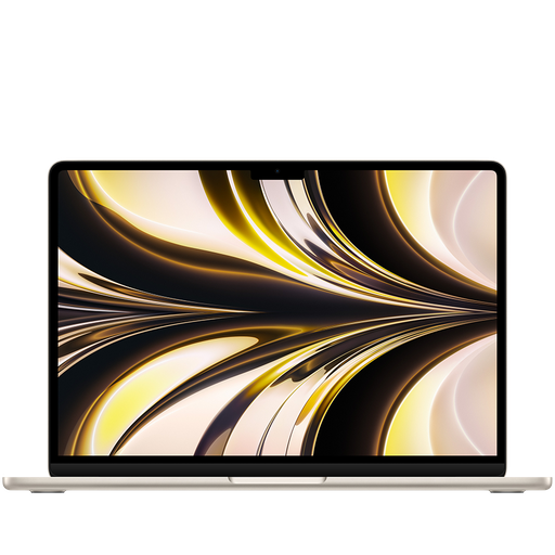 [MLY13ZE/A] 13-INCH MACBOOK AIR: APPLE M2 CHIP WITH 8-CORE CPU AND 8-CORE GPU, 8GB MEMORY, 256GB - STARLIGHT