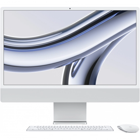 24-INCH IMAC WITH RETINA 4.5K DISPLAY: APPLE M3 CHIP WITH 8‑CORE CPU AND 10‑CORE GPU, 512GB SSD - SILVER